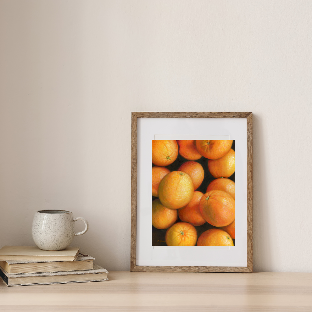 Fresh Oranges Fine Art Giclee Print
