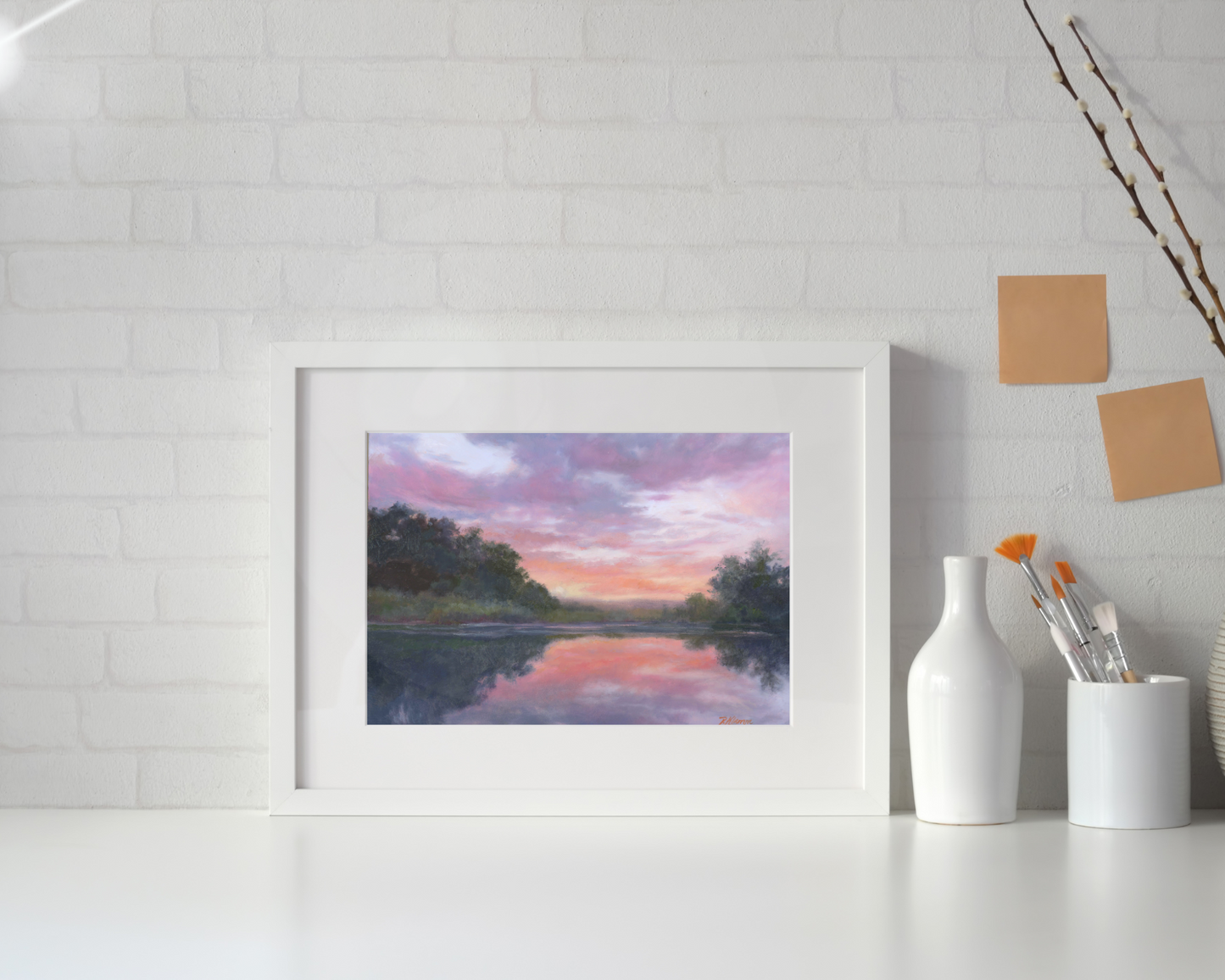 Violet Skies Sunset, Fine Art Giclee Print