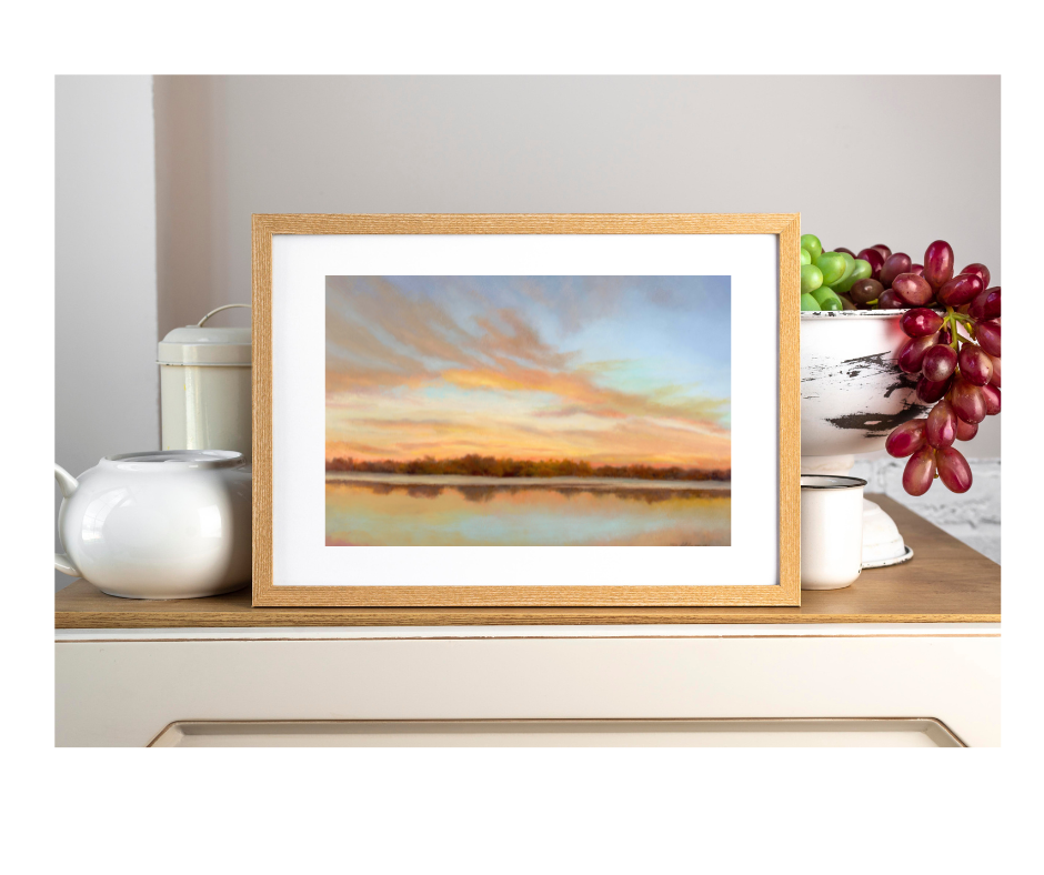 White Rock Sunset, Fine Art Giclee Print
