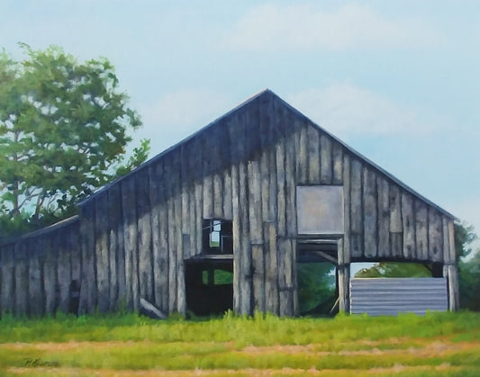 Barn Morning, Fine Art Giclee Print