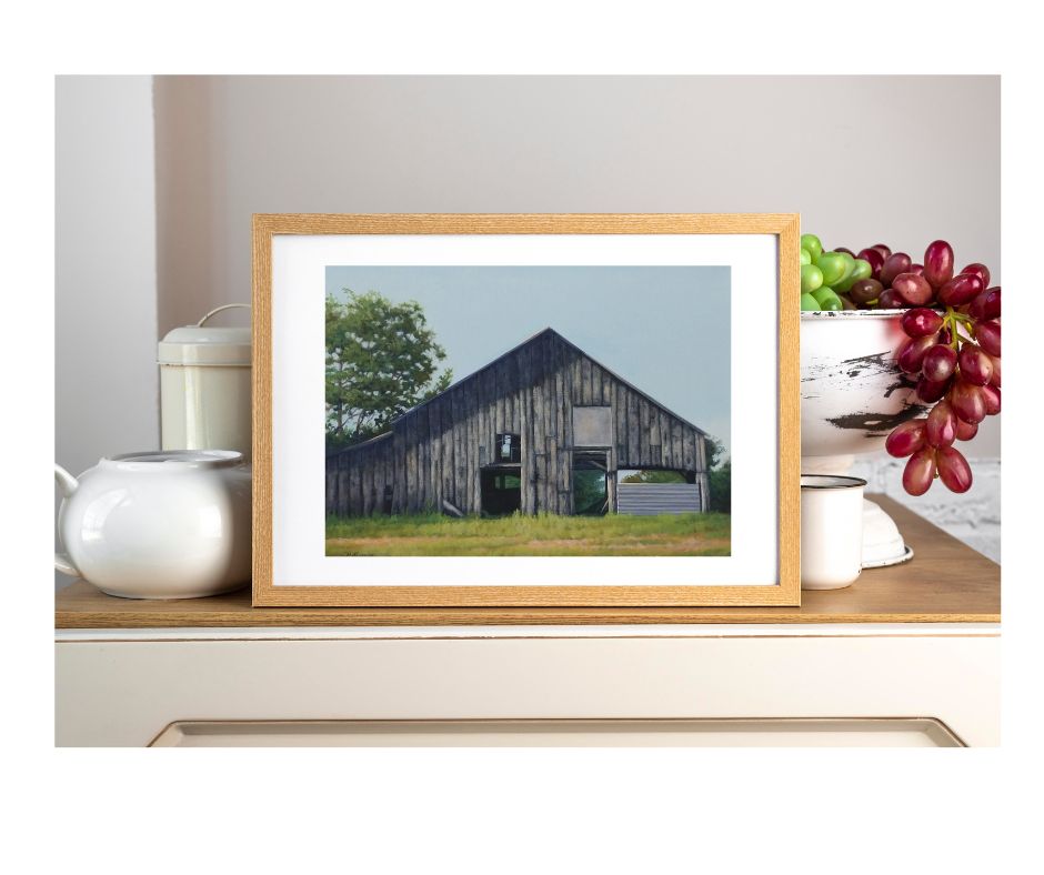 Barn Morning, Fine Art Giclee Print