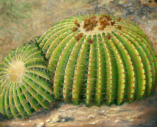 Cactus Pair Fine Art Giclee Print
