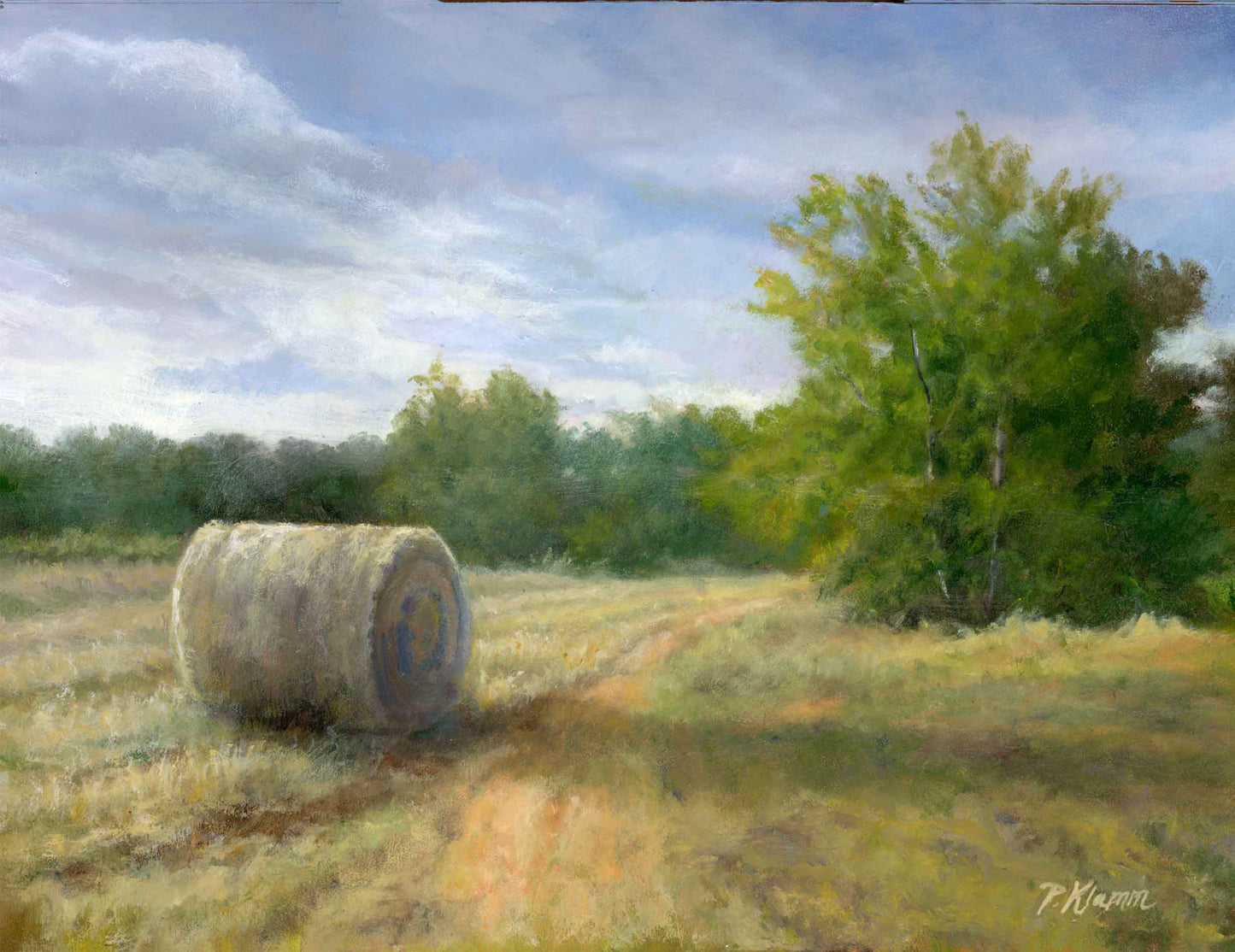 Hayfield Light, Fine Art Giclee Print