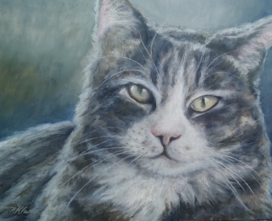Tabby Girl, Cat Fine Art Giclee Print