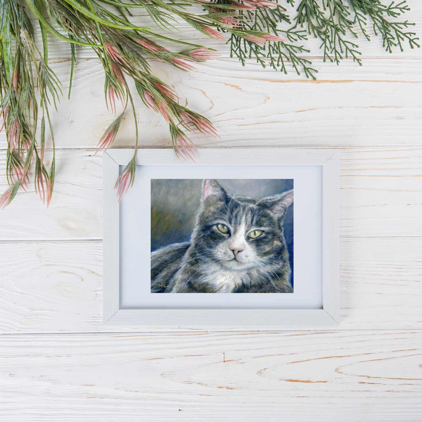 Tabby Girl, Cat Fine Art Giclee Print