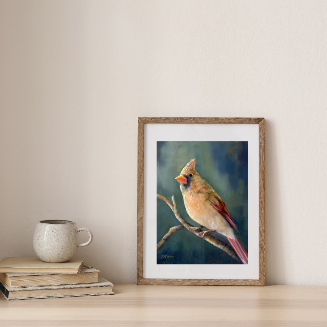 The Mrs., Cardinal Fine Art Giclee Print