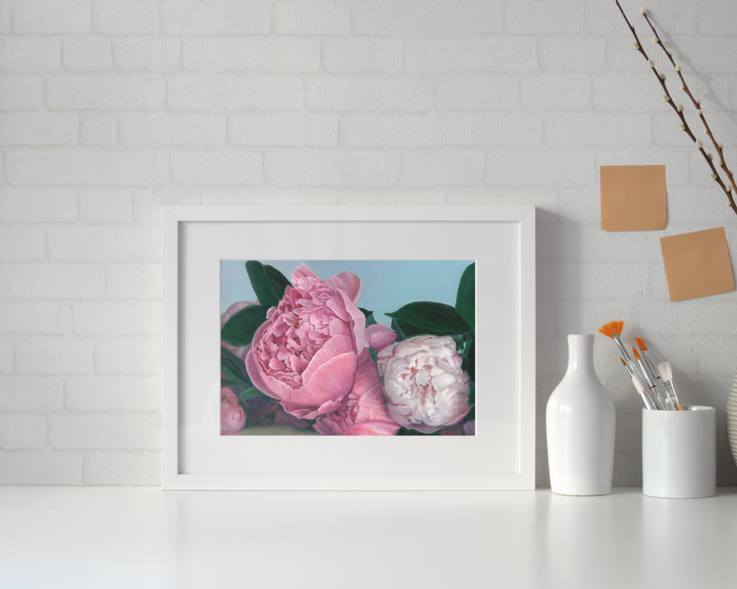 The Queen of Flowers, Peony Fine Art Giclee Print